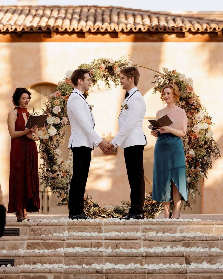 Mike Heslin y Scotty Dynamo se casaron hace ocho meses.