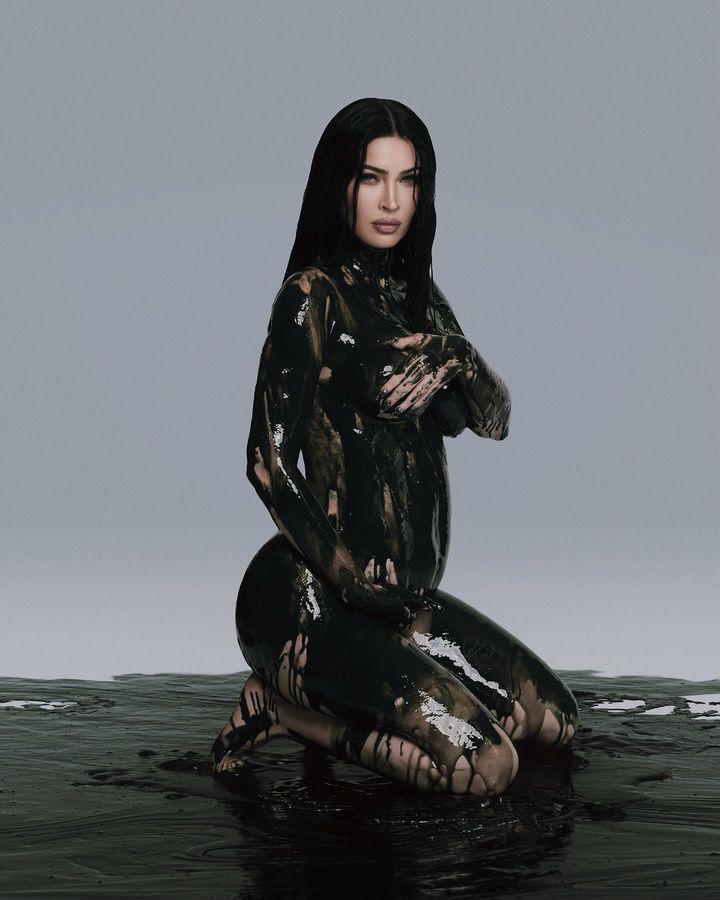 Con esta imagen, Megan Fox anunció que está embarazada.