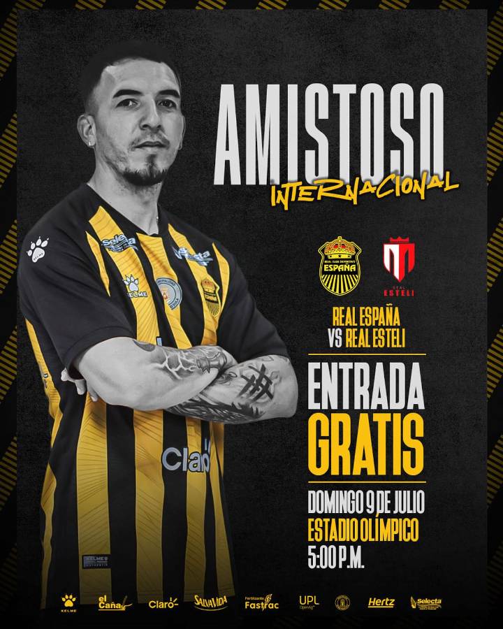 El amistoso del Real España frente al Real Estelí.