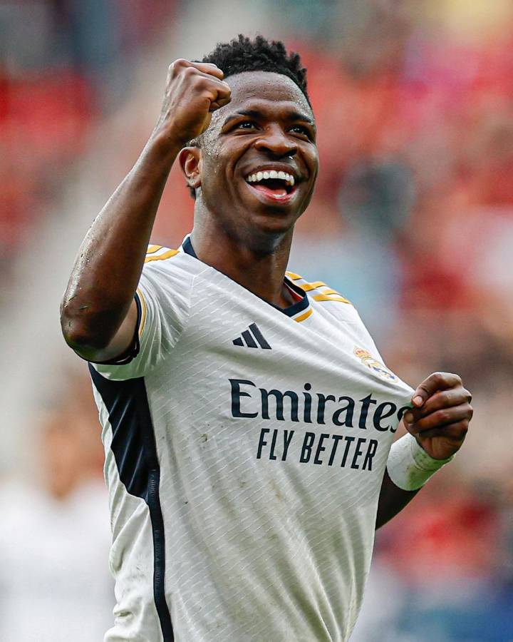 La alegría de Vinicius es la alegría del madridismo. Gran actuación del brasileño.