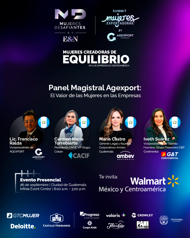 Líderes creadoras de equilibrio en Centroamérica por E&amp;N y AGEXPORT