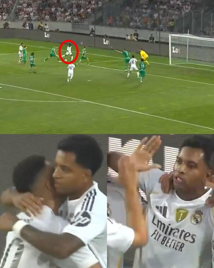 Real Madrid goleó: Mbappé con la 10, hincha se infiltró y así reaccionó el francés