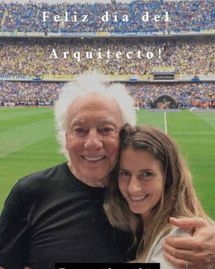 Guillermo Coppola y su hija Bárbara Coppola González.