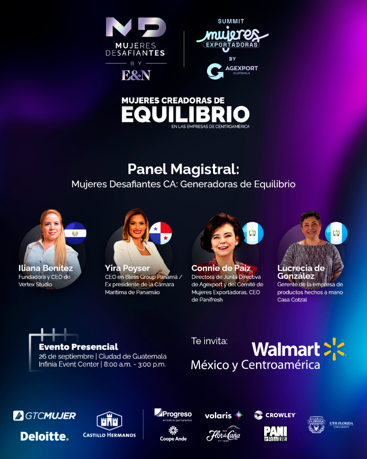 Líderes creadoras de equilibrio en Centroamérica por E&amp;N y AGEXPORT