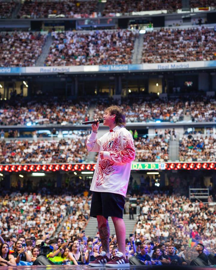 El argentino Paulo Londra regresó a los escenarios después de cinco años.