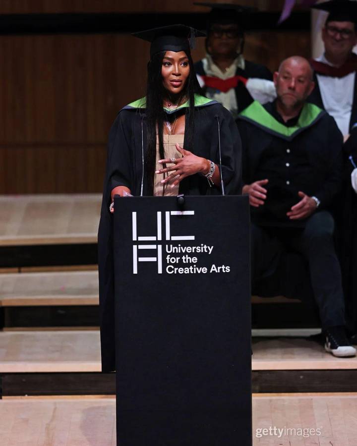 Naomi Campbell recibe un doctorado honorífico
