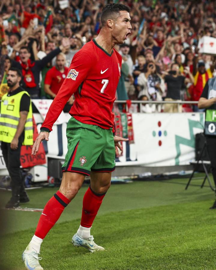 “Siuuuhhhh”: El grito de Cristiano Ronaldo tras el gol 901 de su carrera.