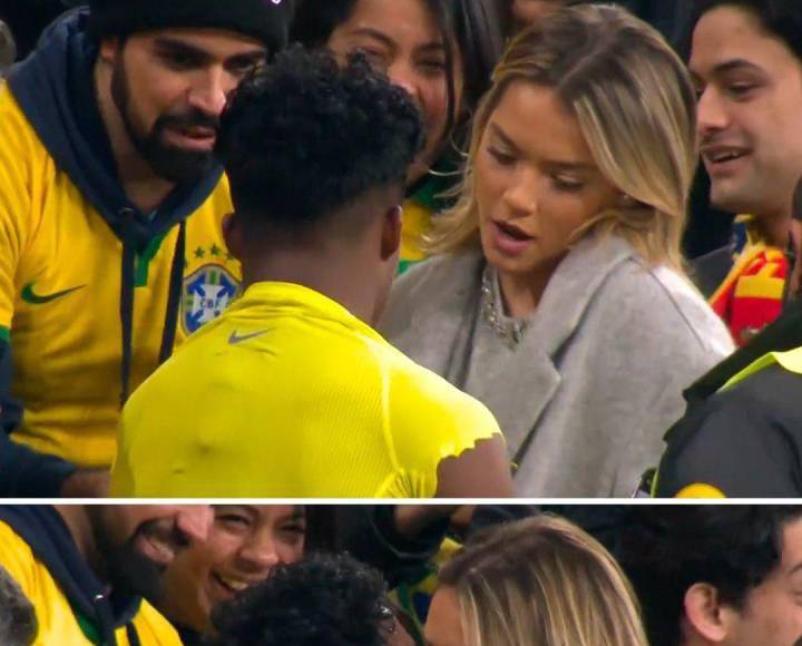 El futbolista de 17 años mostró sus virtudes y en el Santiago Bernabéu le anotó a la ‘Roja’ y se lo dedicó a una de las personas más especiales de su vida.