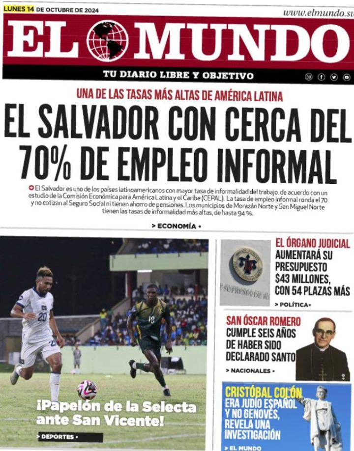 ”Papelón de la Secta”. señalaron en El Mundo de El Salvador. 