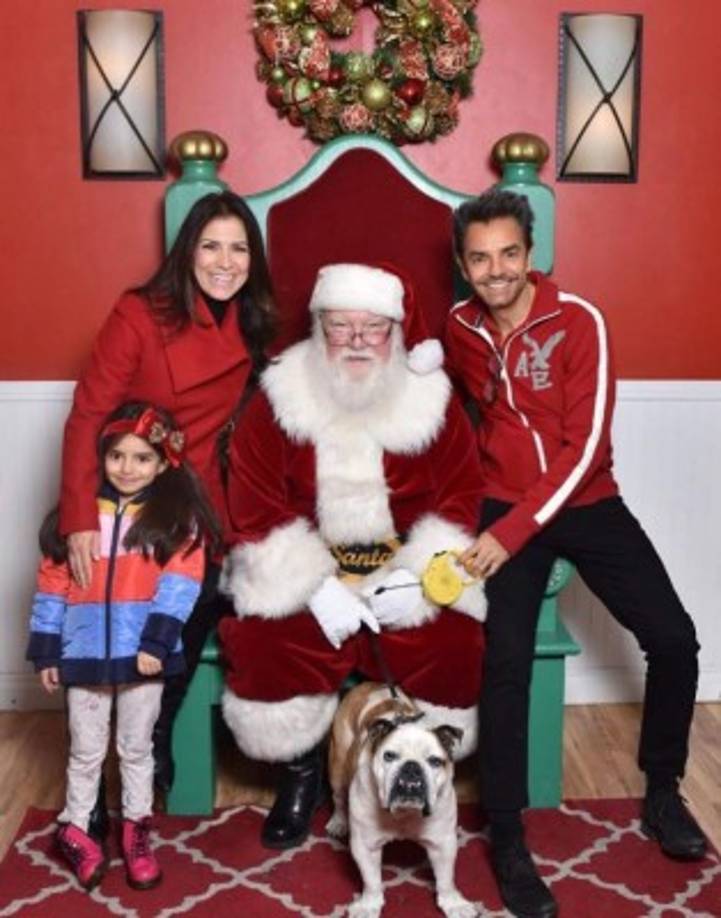 Eugenio Derbez se fue a alguno lugar que él quiso llamar 'Polo Norte' junto a toda su familia.