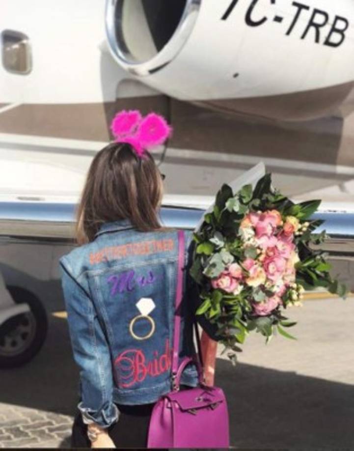 Mina en esta foto hace tres días antes de abordar el avión.