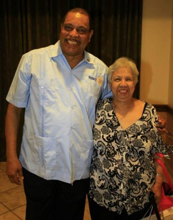 René Villanueva y Leda Martínez.