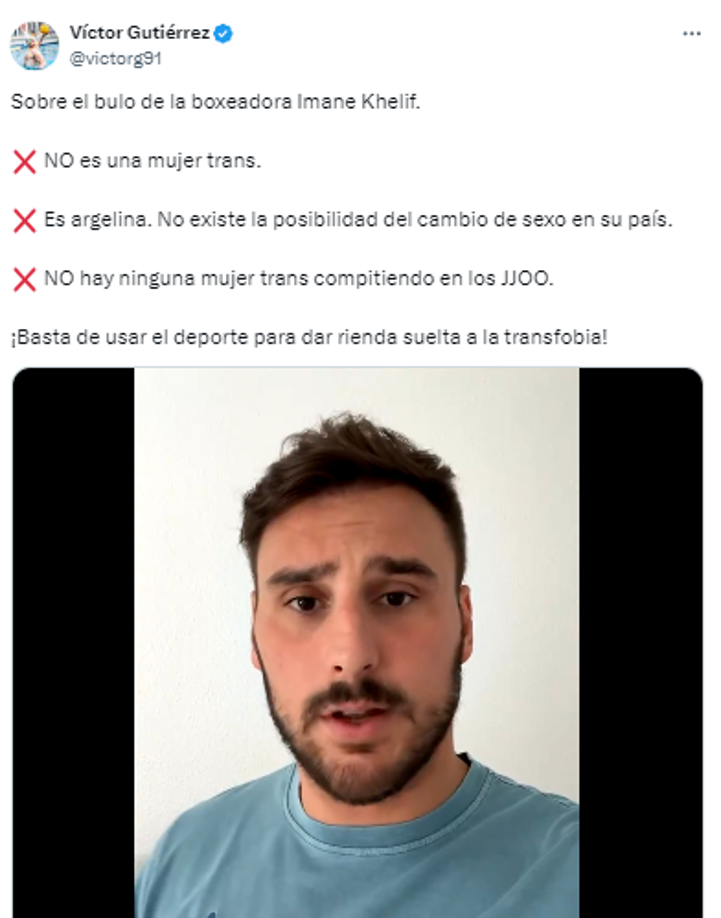 Algunos en redes sociales salieron en defensa de la boxeadora: “Es argelina. No existe la posibilidad del cambio de sexo en su país”.