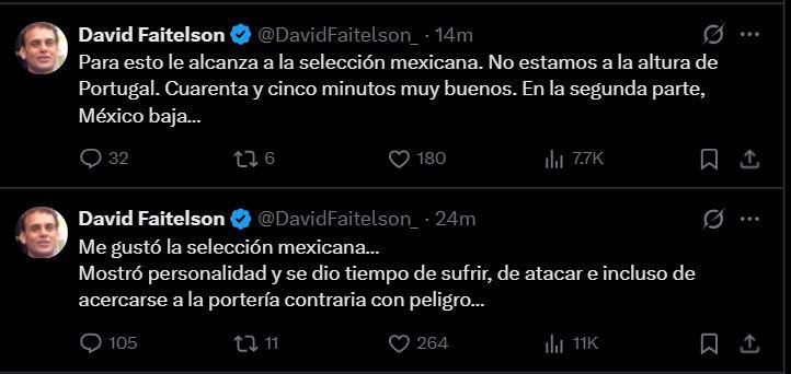 Indignación por lo que pasó en el México vs Portugal; Faitelson reacciona