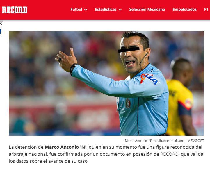 Exárbitro 'Chiquidrácula' Rodríguez, detenido en México por fuerte delito