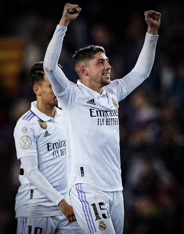 Fede Valverde, el uruguayo jugará por banda derecha y será una ayuda para Dani Carvajal.