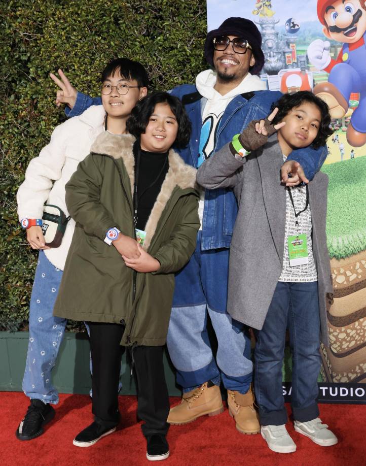 Anderson Paak y Soul Rasheed asistieron a la celebración de bienvenida "SUPER NINTENDO WORLD".