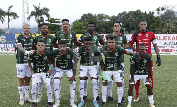 La alineación titular del Marathón que perdió ante Honduras Progreso. Los verdes se quedaron con 9 puntos tras la derrota.