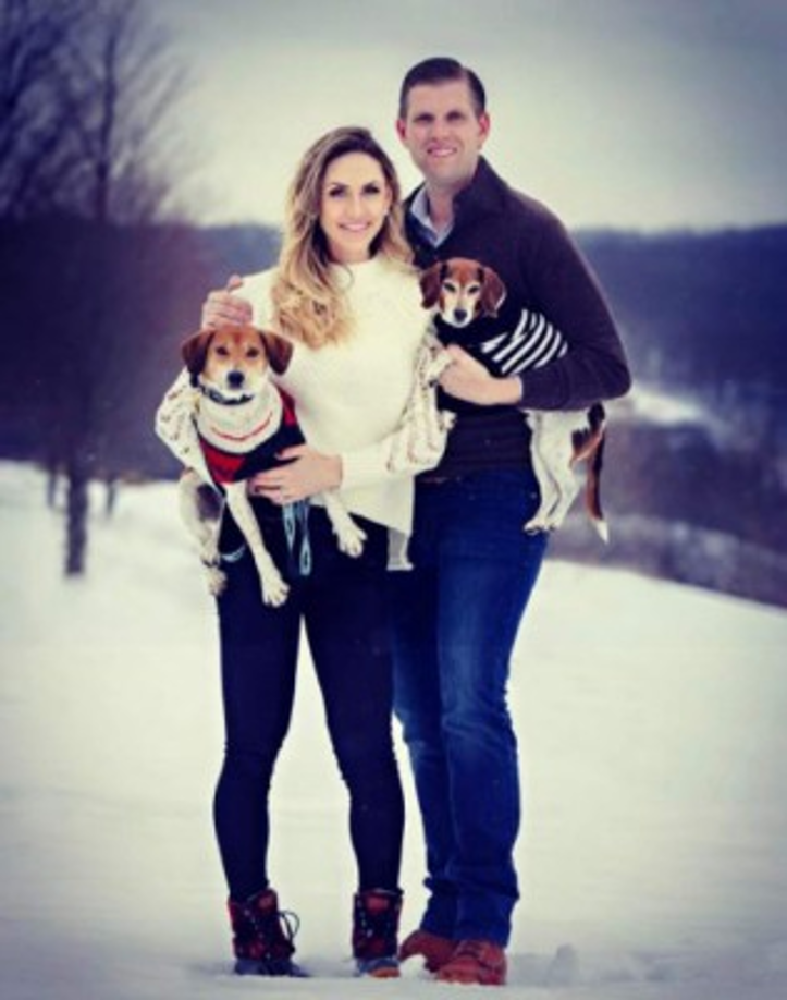 ESTADOS UNIDOS. Trump vuelve a ser abuelo. El presidente Trump será abuelo de nuevo. Su hijo Eric y su esposa Lara serán padres por primera vez.