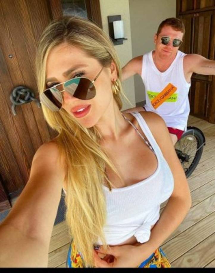 La relación con Saúl Álvarez ha tenido algunas complicaciones, ya que en 2017 se separaron debido a diferencias causadas por rumores de infidelidades. Poco después de que fue oficial su rompimiento, Fernanda dio la noticia de estar embarazada, el padre del bebé era el mismo Canelo. Foto Instagram fernandagmtz.