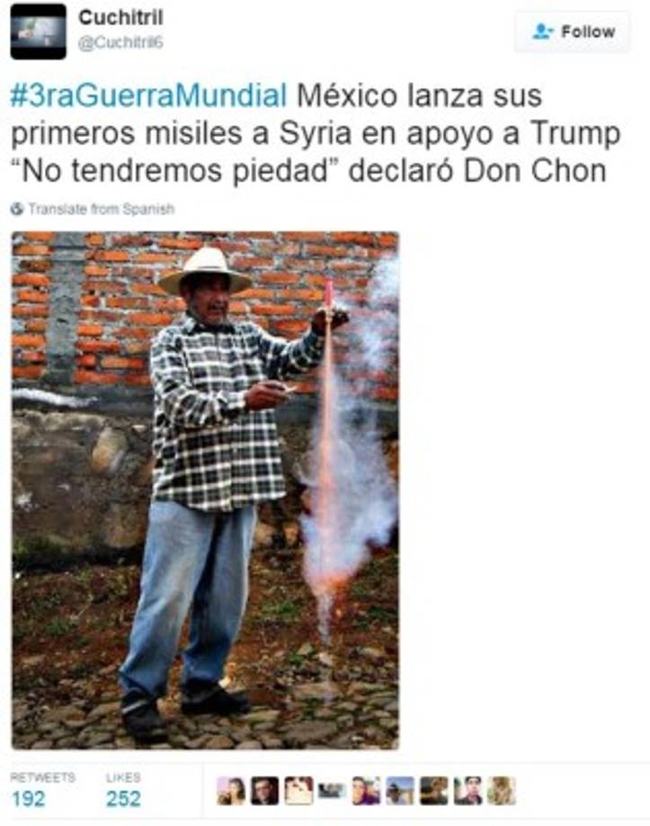 Así se preparan en México para el inminente conflicto.