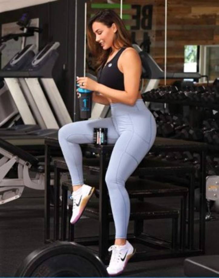 La modelo fitness recibe por cada posteo en Instagram $ 31,200