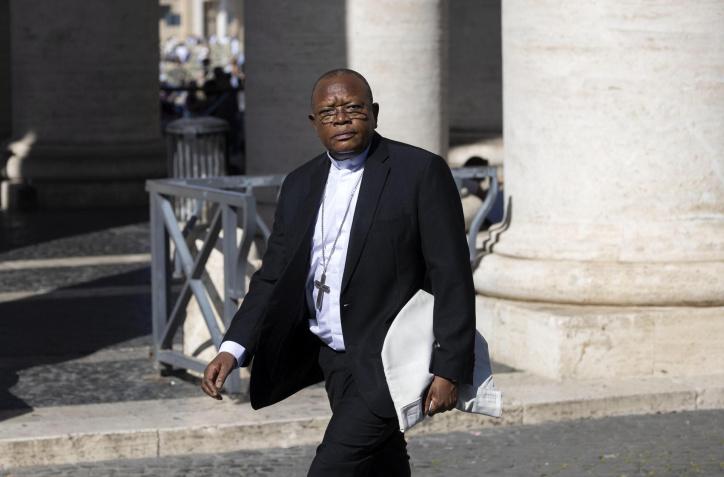 Fridolin Ambongo, el cardenal africano que resuena en el cónclave