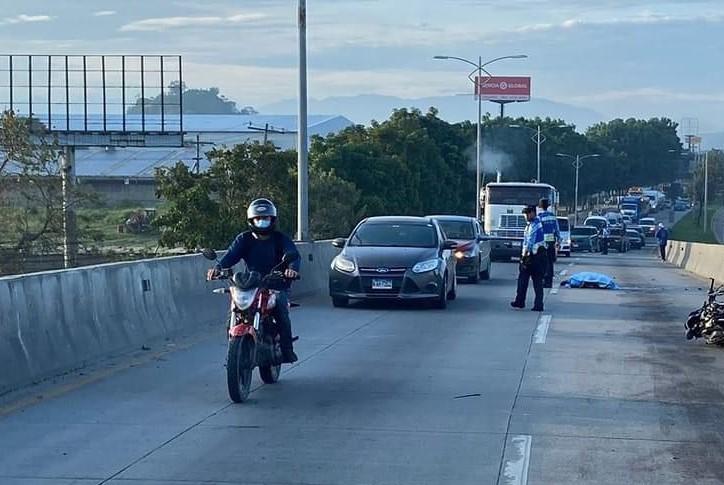 Muere motociclista en accidente de tránsito en el bulevar del este de San Pedro Sula