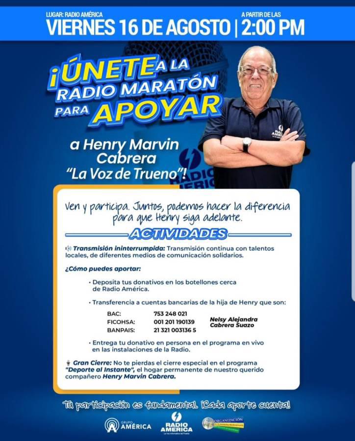 ¿Cómo ayudar al periodista Henry Marvin Cabrera quien lucha por su vida?