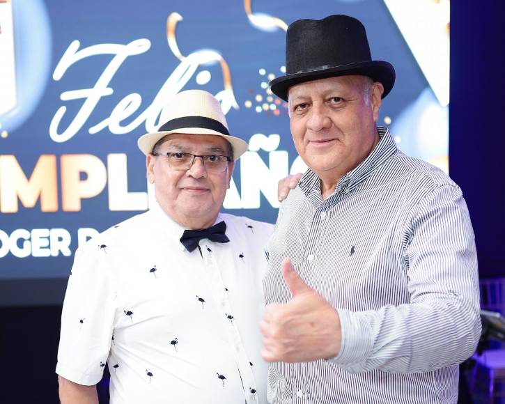 Omar Cáceres y Salomón Galindo