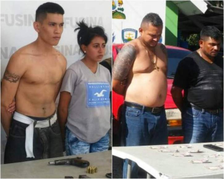 Cuatro supuestos extorsionadores fueron detenidos en la tarde de este jueves en San Pedro Sula y Pimienta, Cortés, en la zona norte de Honduras. Las detenciones se realizaron en dos operaciones diferentes, ya que dos son miembros de la Mara Salvatrucha y los otros dos de la Pandilla 18.