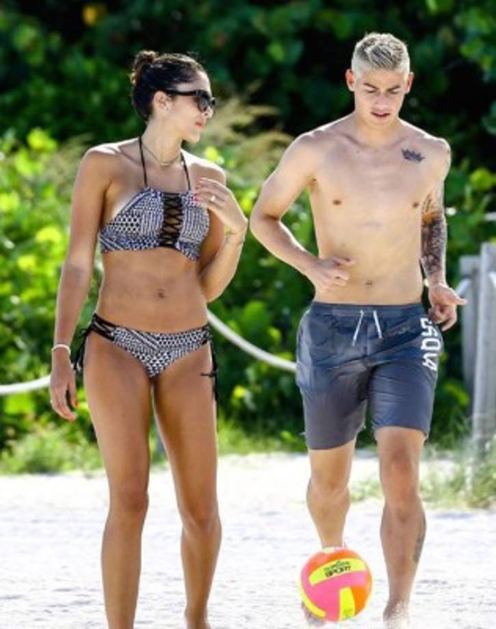 Al 10 de la Selección Colombia se lo ha visto junto a su esposa, Daniel Ospina