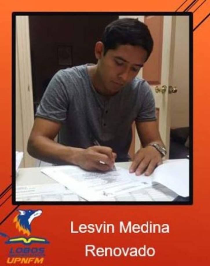 El joven defensor Lesvin Medina renovó con la UPNFM.