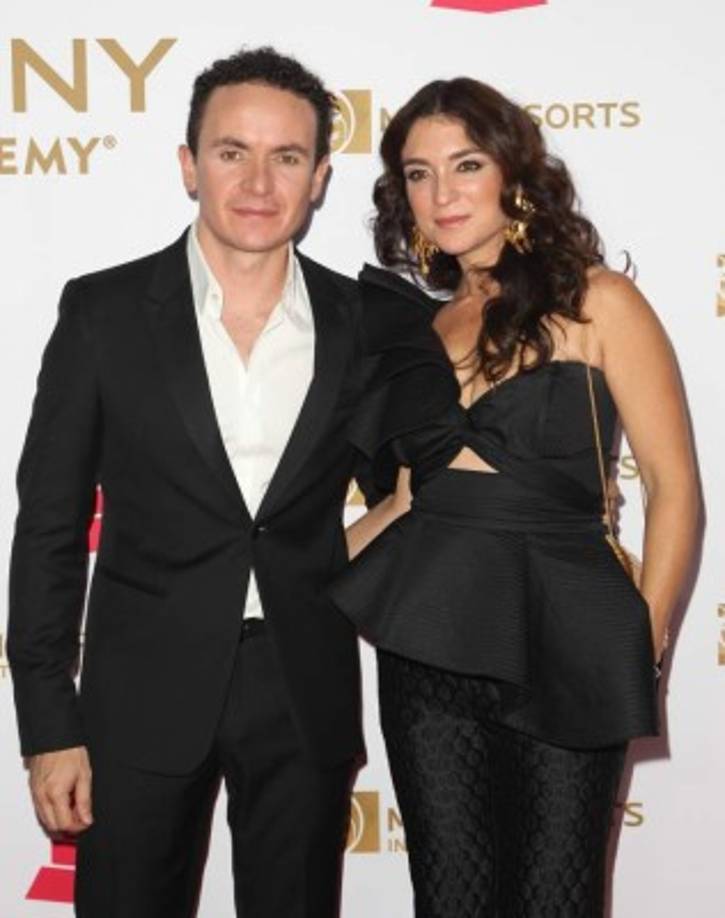 El colombiano Fonseca junto a su esposa Juliana Posada.