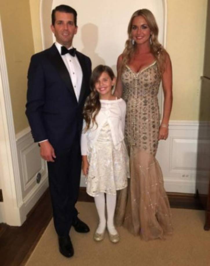 El hijo mayor del magnate continuó presumiendo de su estadía en la Casa Blanca, esta vez junto a su esposa Vanessa y su hija Kay.