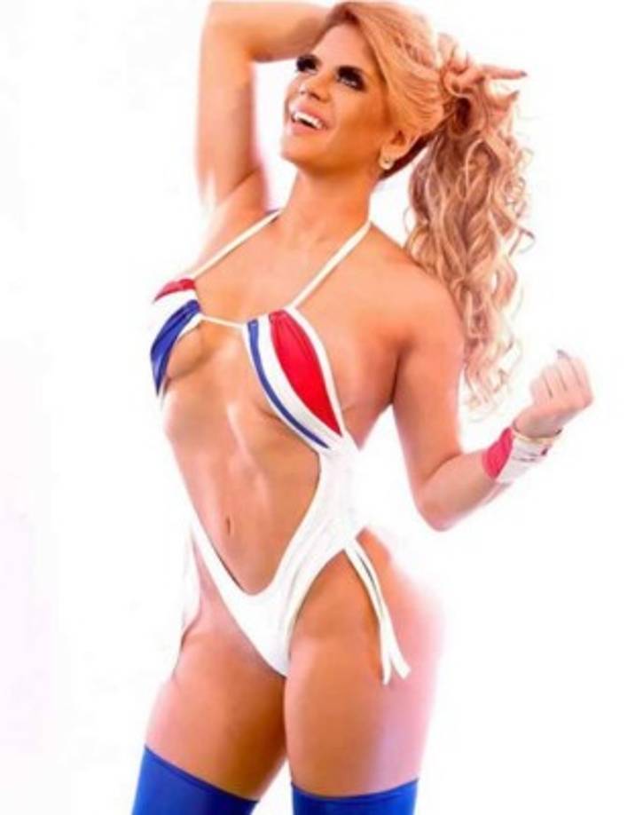 La modelo no se pierde ningún partido de su selección.