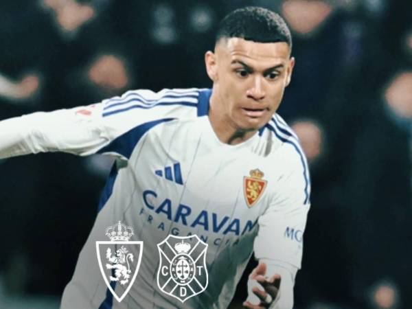 Kervin Arriaga debutó con el dorsal 16 en el Real Zaragoza.