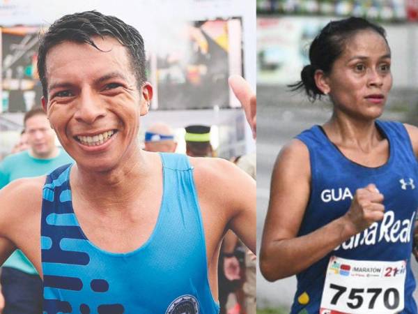Un salvadoreño y una chapina conquistan la 48 Maratón de LA PRENSA