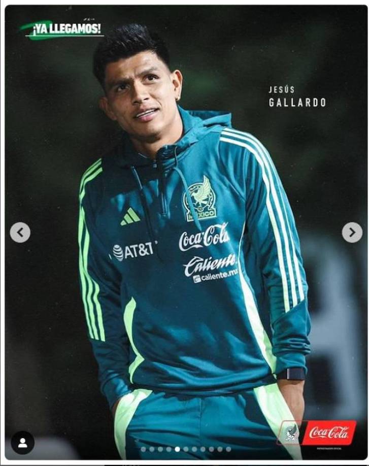 Otro de los que arribaron fue Jesús Gallardo, jugador del Toluca una de las caras experimentadas.