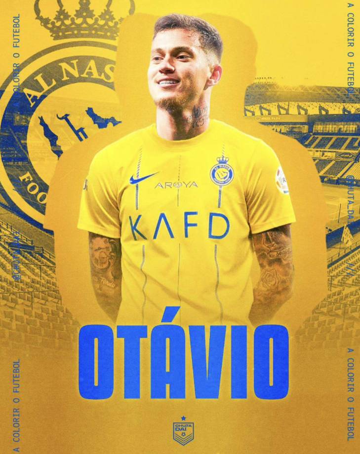 Otavio se convierte en nuevo jugador del Al Nassr de Cristiano Ronaldo. El club saudi pagará 60 millones de euros por el centrocampista portugués.
