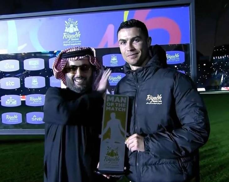 Ni Messi, ni Neymar, ni Mbappé. Pese a la derrota de Riyadh Season Team ante el PSG, Cristiano Ronaldo fue elegido como el MVP del partido.