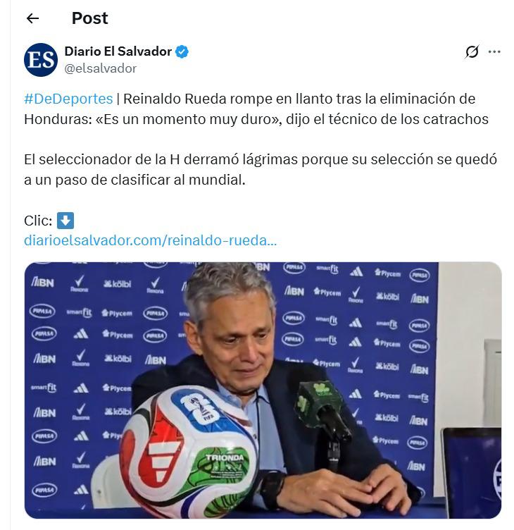 Asombro por llanto de Rueda tras debacle de Honduras; Faitelson causó revuelo