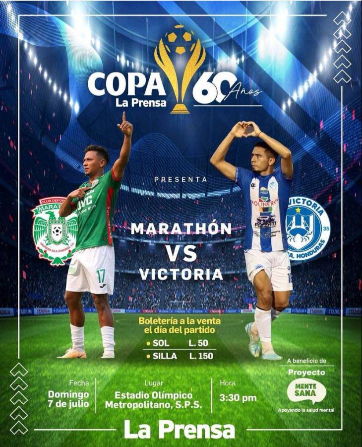 La Copa LA PRENSA se disputará el próximo domingo ante 7 de julio en el Estadio Olímpico de San Pedro Sula.