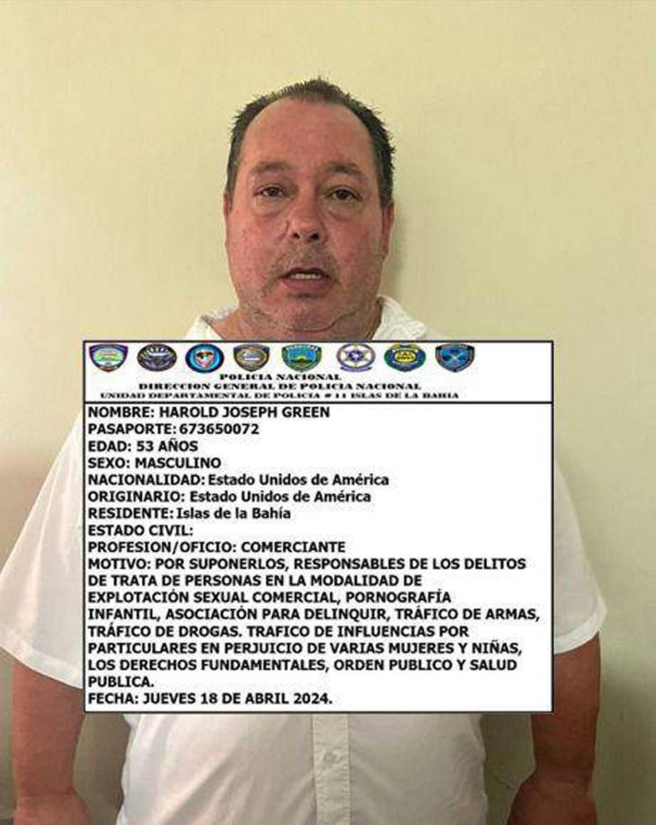 Los implicados, a quienes se les reafirma la prisión preventiva y el auto de formal procesamiento, son Harold Green y William James Murdock, acusados de trata de personas en su modalidad de venta en perjuicio de Angie Peña. 