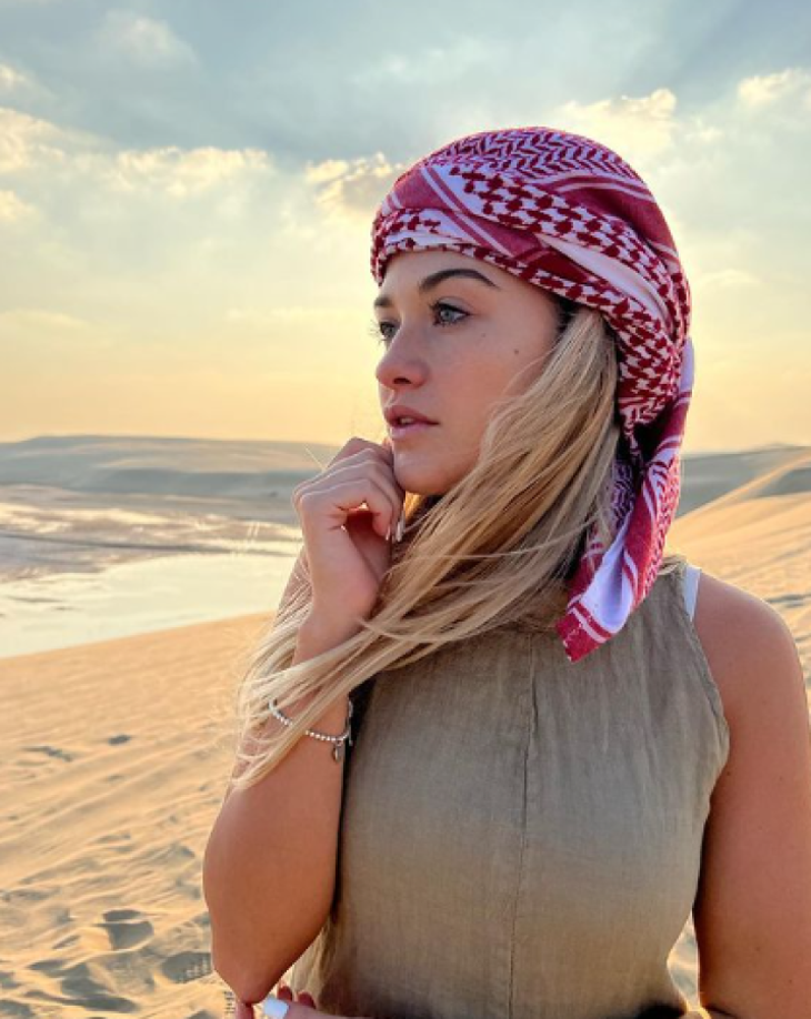 La joven no se pronunció con respecto a los rumores de una posible separación con el Kun.