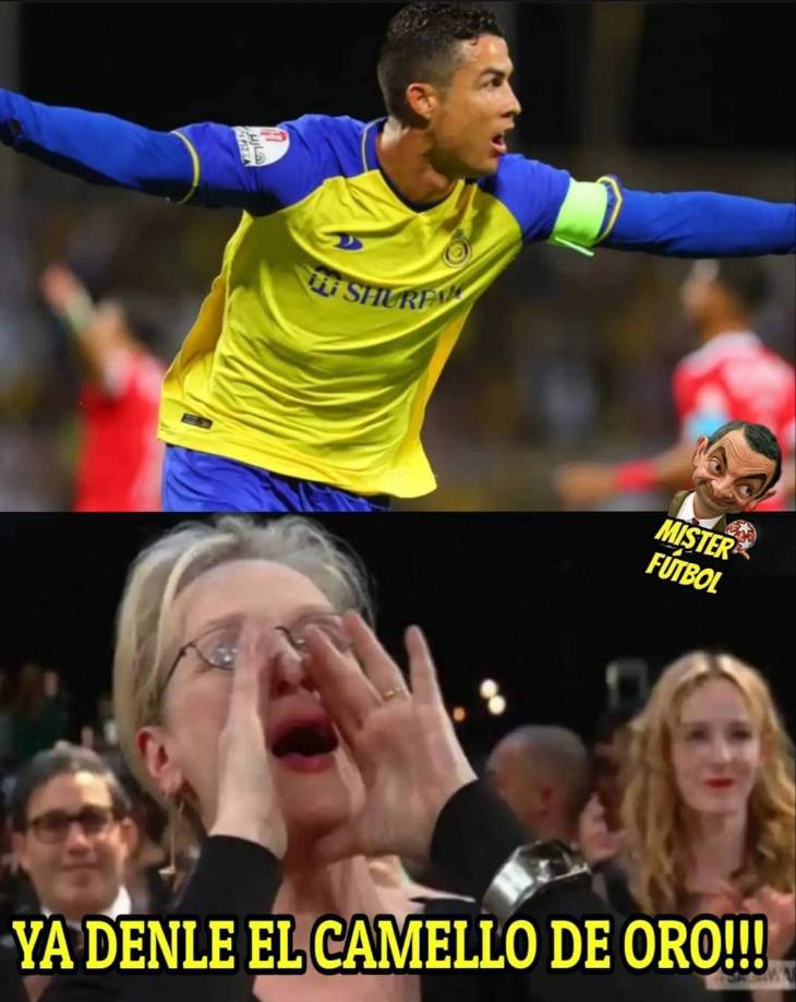 Este es el premio que sus “haters” le otorgan en redes sociales cada vez que CR7 hace un buen partido con su nuevo equipo en Arabia Saudita.