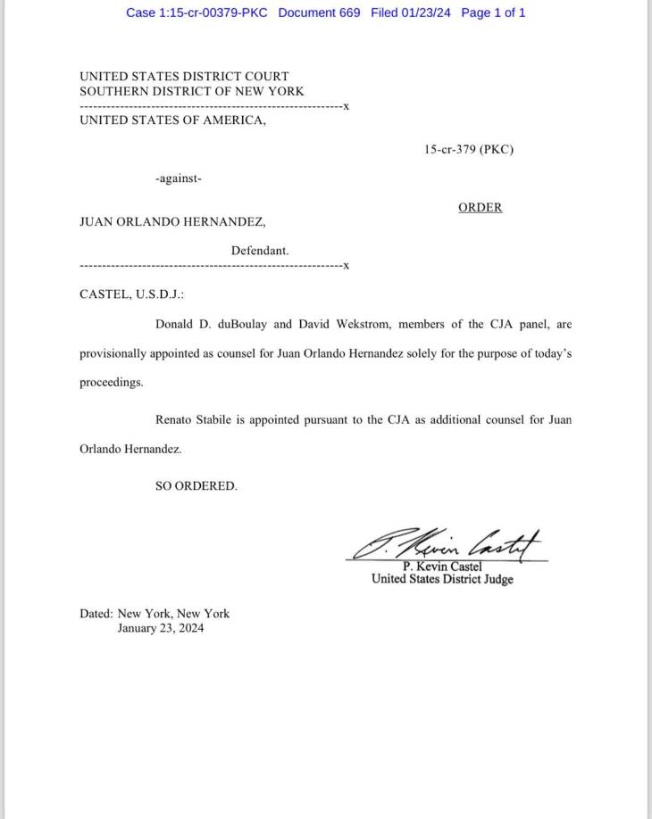 Colo dice que el jurado en el Distrito Sur de Nueva York “es más liberal y no toma la posición de gobierno”, acotó. 