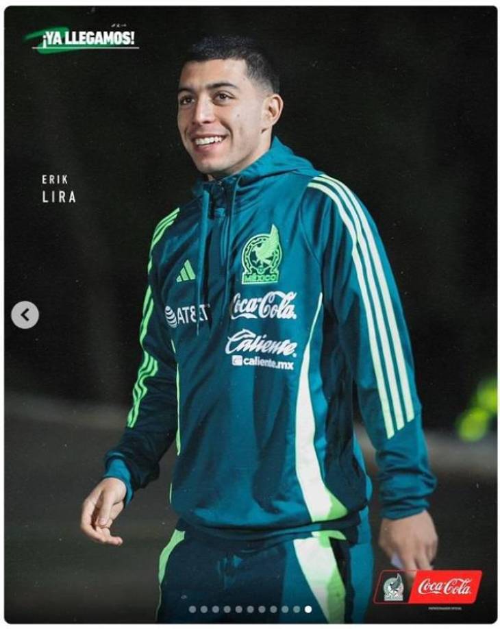 Erik Lira ya está concentrado con México.