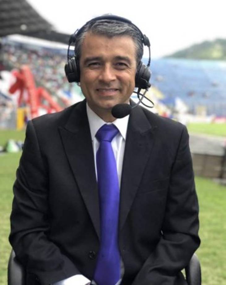 Juan Carlos Pineda: El periodista de Televicentro es aficionado al Real Madrid.