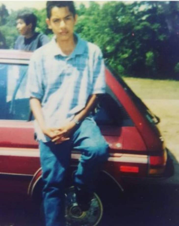 Así era JEM-K cuando tenía 15 años, él dice en sus videos que es hondureño pero casi toda su vida ha vivido en EEUU.